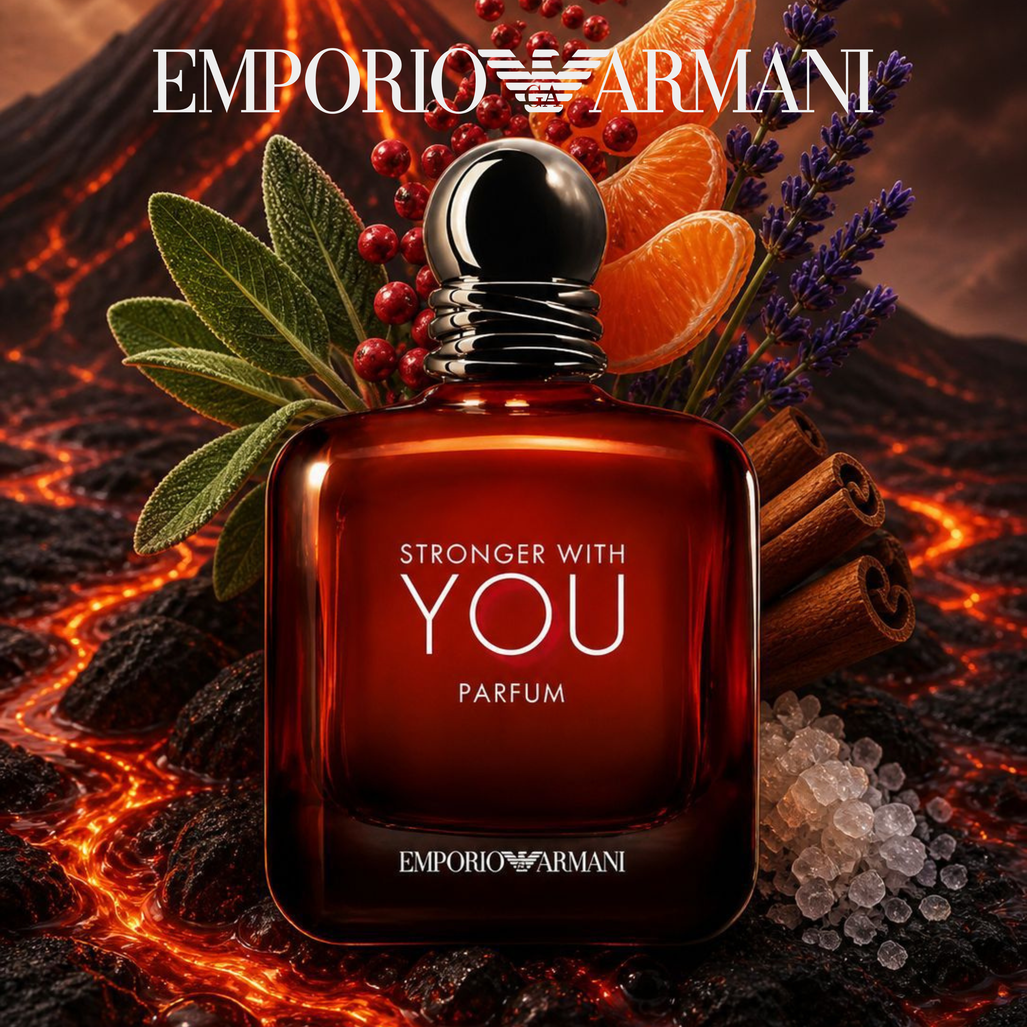 Emporio Armani Stronger With You Parfum — Decant Original
